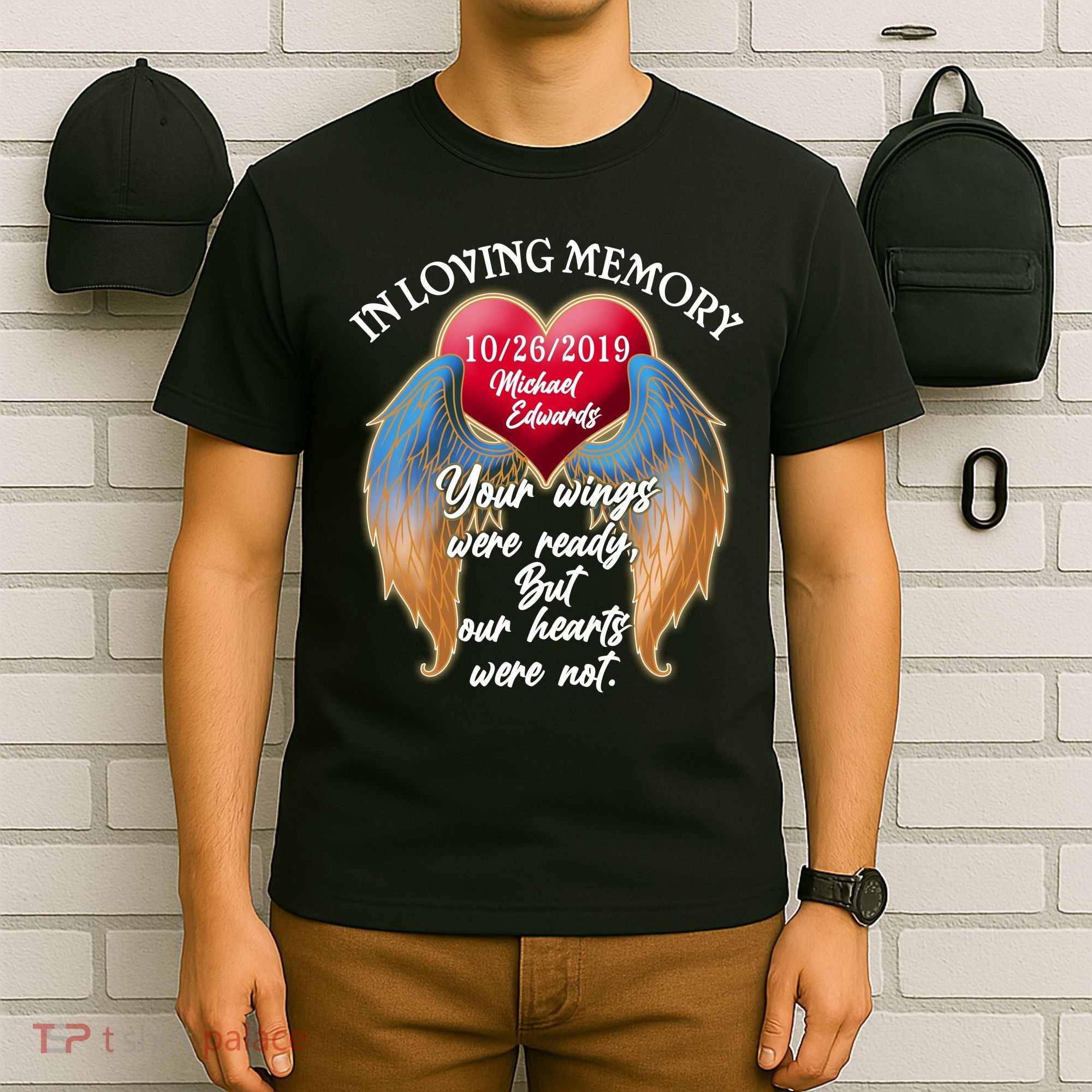 In Loving Memory Personalized Rip Customized Family Custom T-Shirt