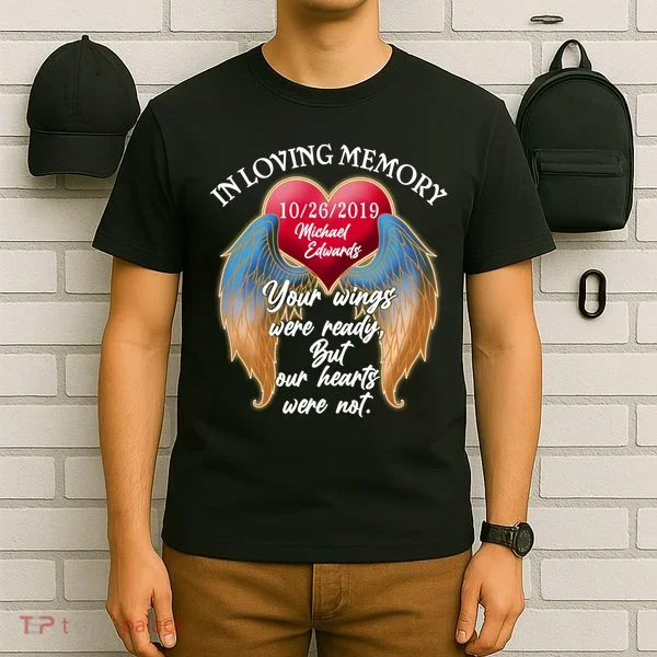 In Loving Memory Personalized Rip Customized Family Custom T-Shirt