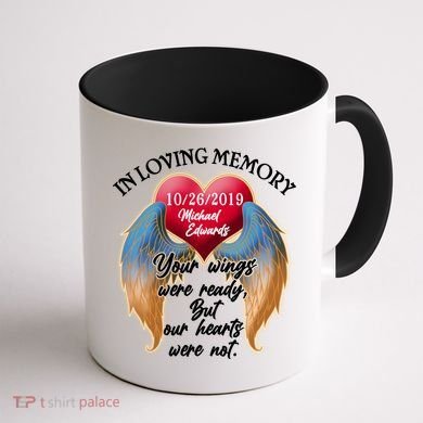 In Loving Memory Personalized Rip Customized Family Custom Coffee Mug back