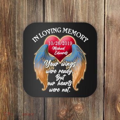 In Loving Memory Personalized Rip Customized Family Custom Coaster