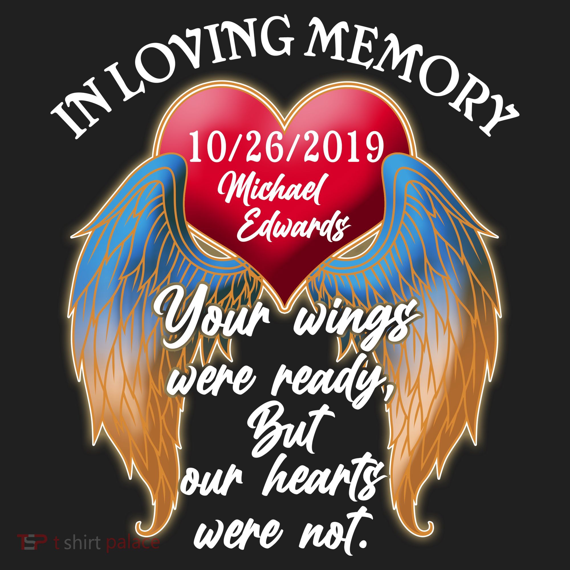 In Loving Memory Personalized Rip Customized Family Custom Tumbler