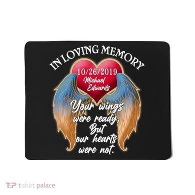 In Loving Memory Personalized Rip Customized Family Custom Mousepad