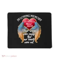 In Loving Memory Personalized Rip Customized Family Custom Mousepad thumb 0