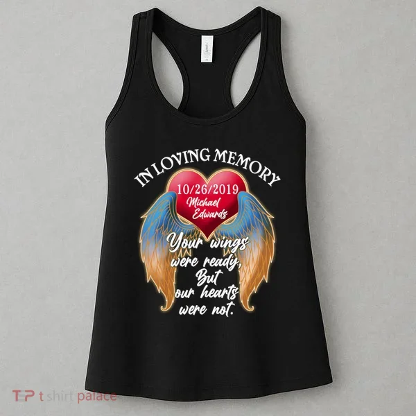 In Loving Memory Personalized Rip Customized Family Custom Women's Tank Top