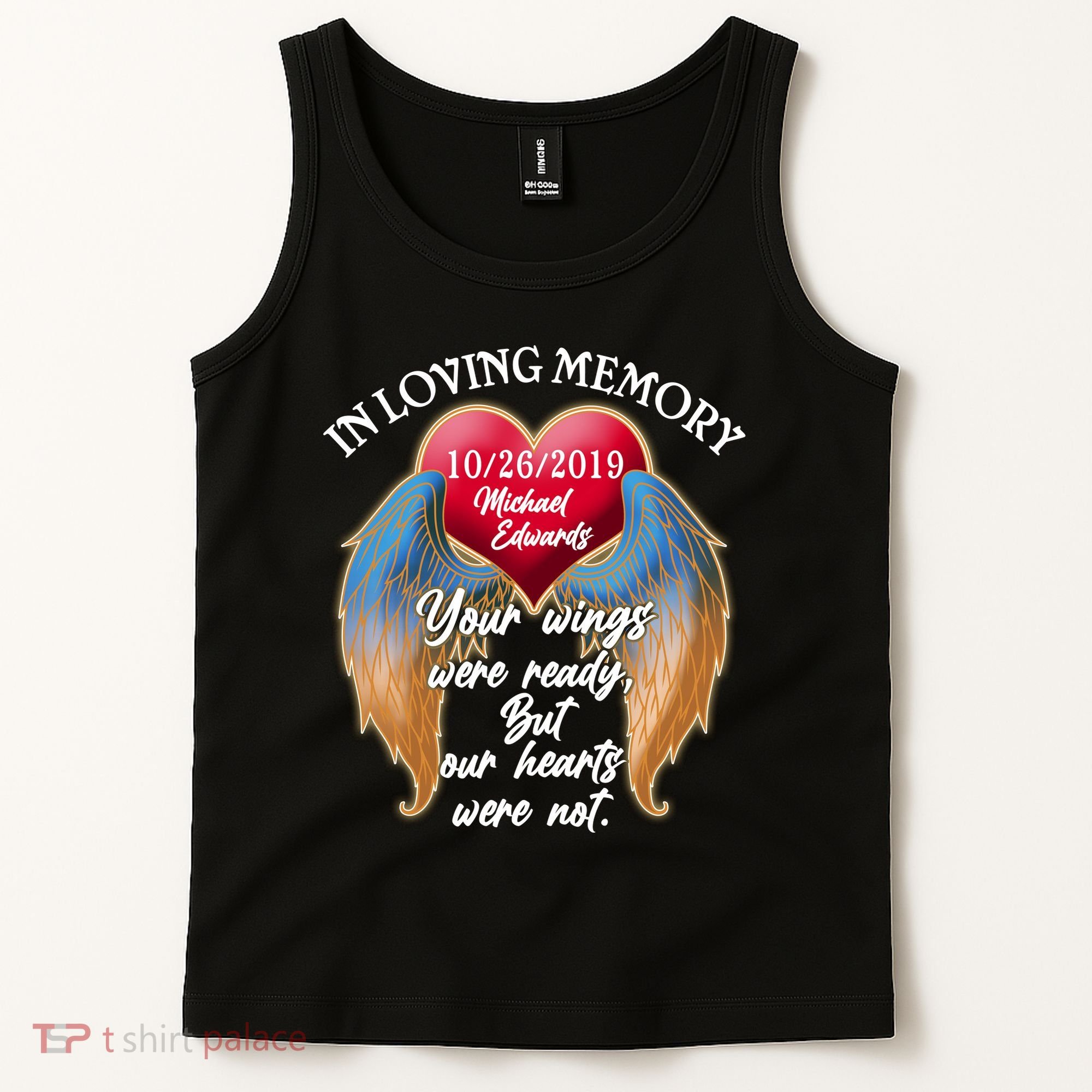 In Loving Memory Personalized Rip Customized Family Custom Tank Top