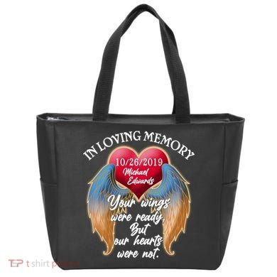 In Loving Memory Personalized Rip Customized Family Custom Tote Bag