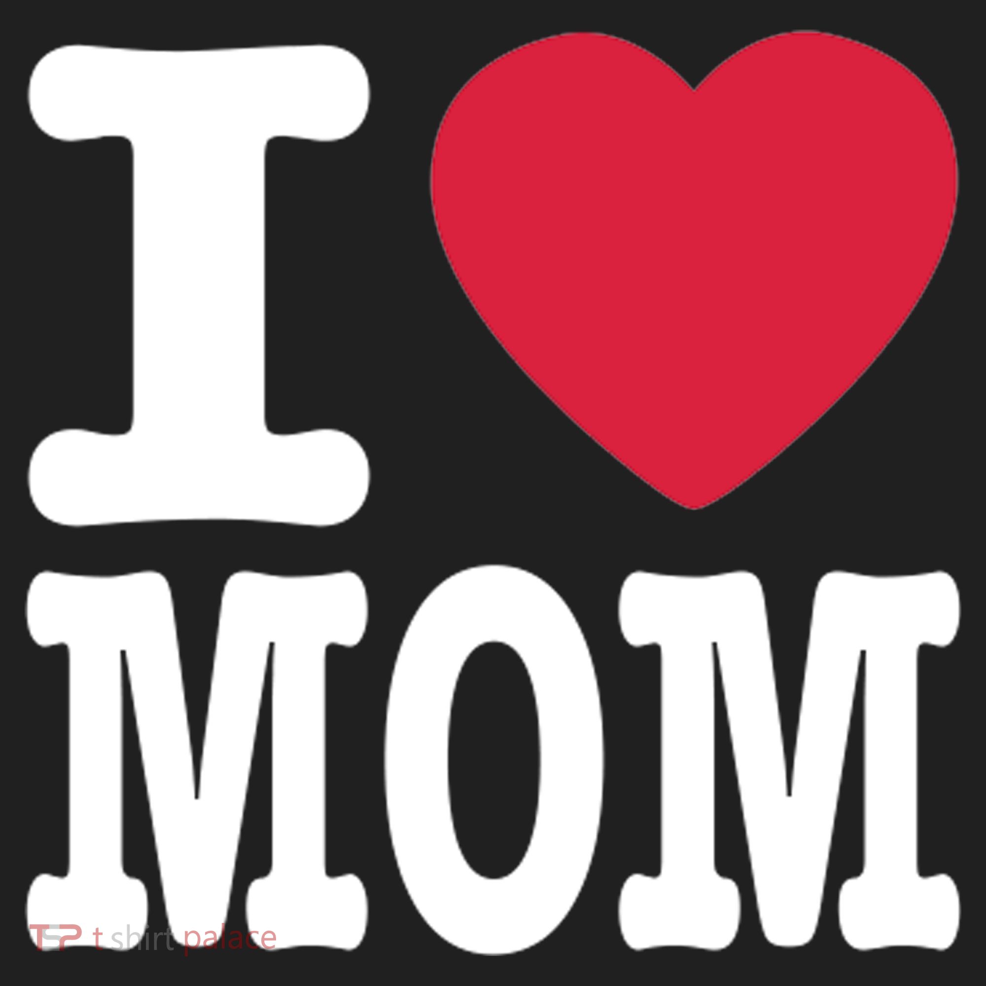 I Love Mom Gift Women's Sweatshirt