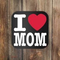 I Love Mom Gift Coaster thumb 0