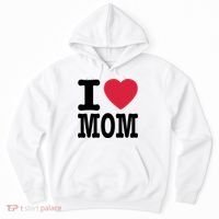 I Love Mom Gift Hoodie thumb 0