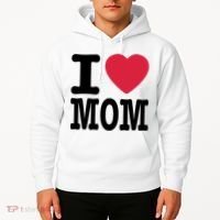 I Love Mom Gift Hoodie thumb 2
