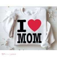 I Love Mom Gift Sweatshirt thumb 2