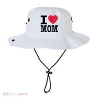 I Love Mom Gift Bucket Hat thumb 0