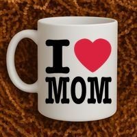 I Love Mom Gift Coffee Mug thumb 2