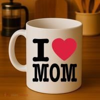 I Love Mom Gift Coffee Mug thumb 4
