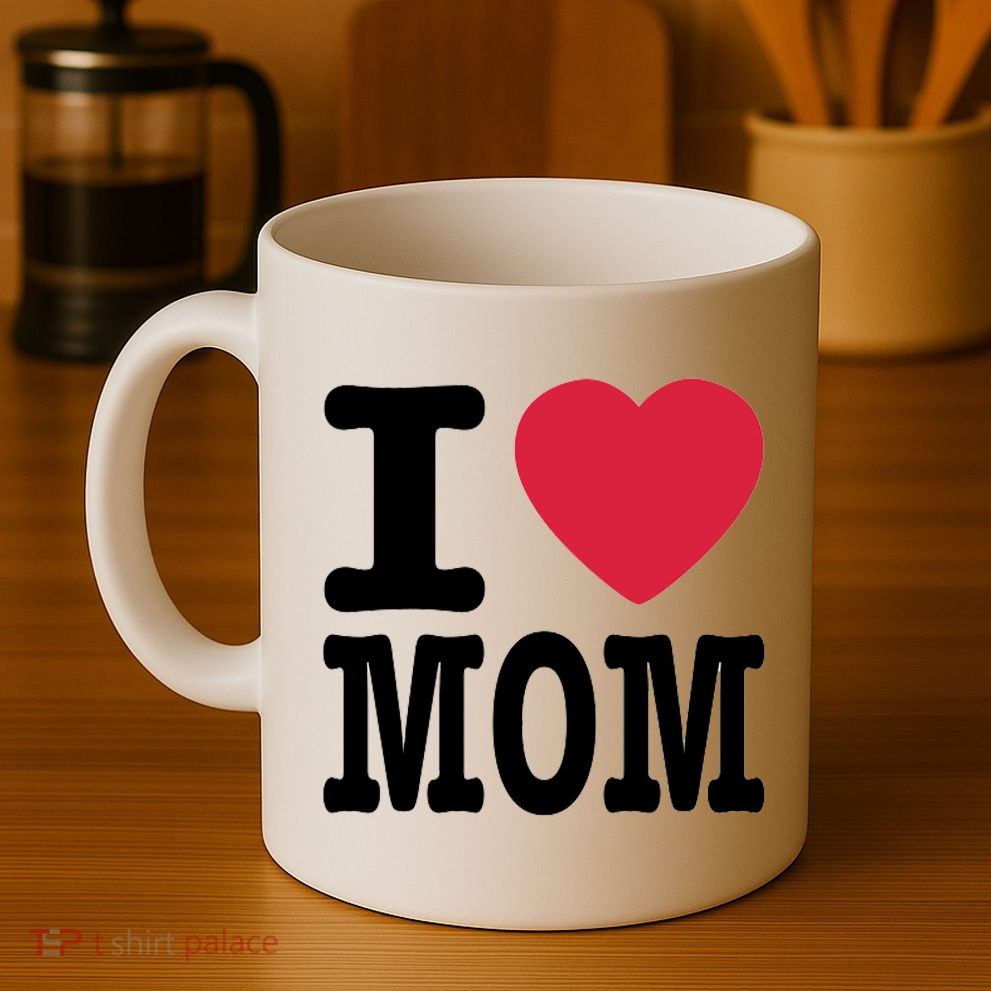 I Love Mom Gift Coffee Mug