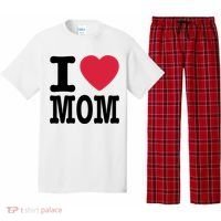 I Love Mom Gift Pajama Set thumb 0