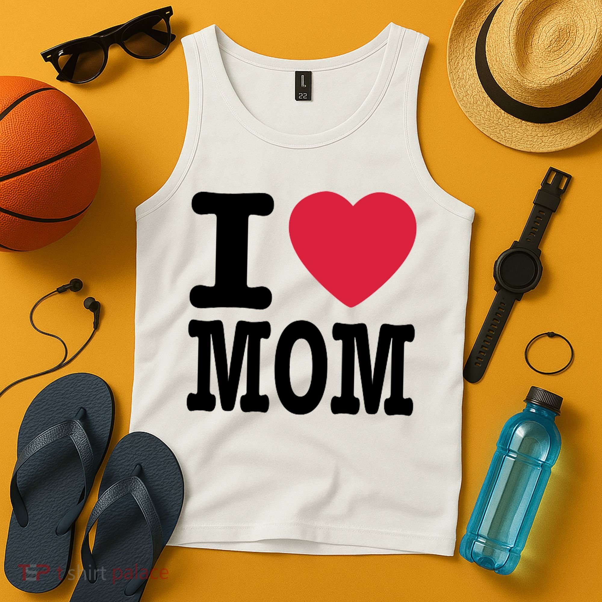 I Love Mom Gift Tank Top