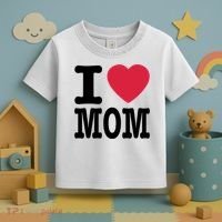 I Love Mom Gift Toddler T-Shirt thumb 3