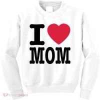 I Love Mom Gift Kids Sweatshirt thumb 0