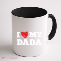 I Love My Dada Favorite Family Member Valentines Dad Great Gift Coffee Mug thumb 1