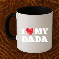 I Love My Dada Favorite Family Member Valentines Dad Great Gift Coffee Mug thumb 2