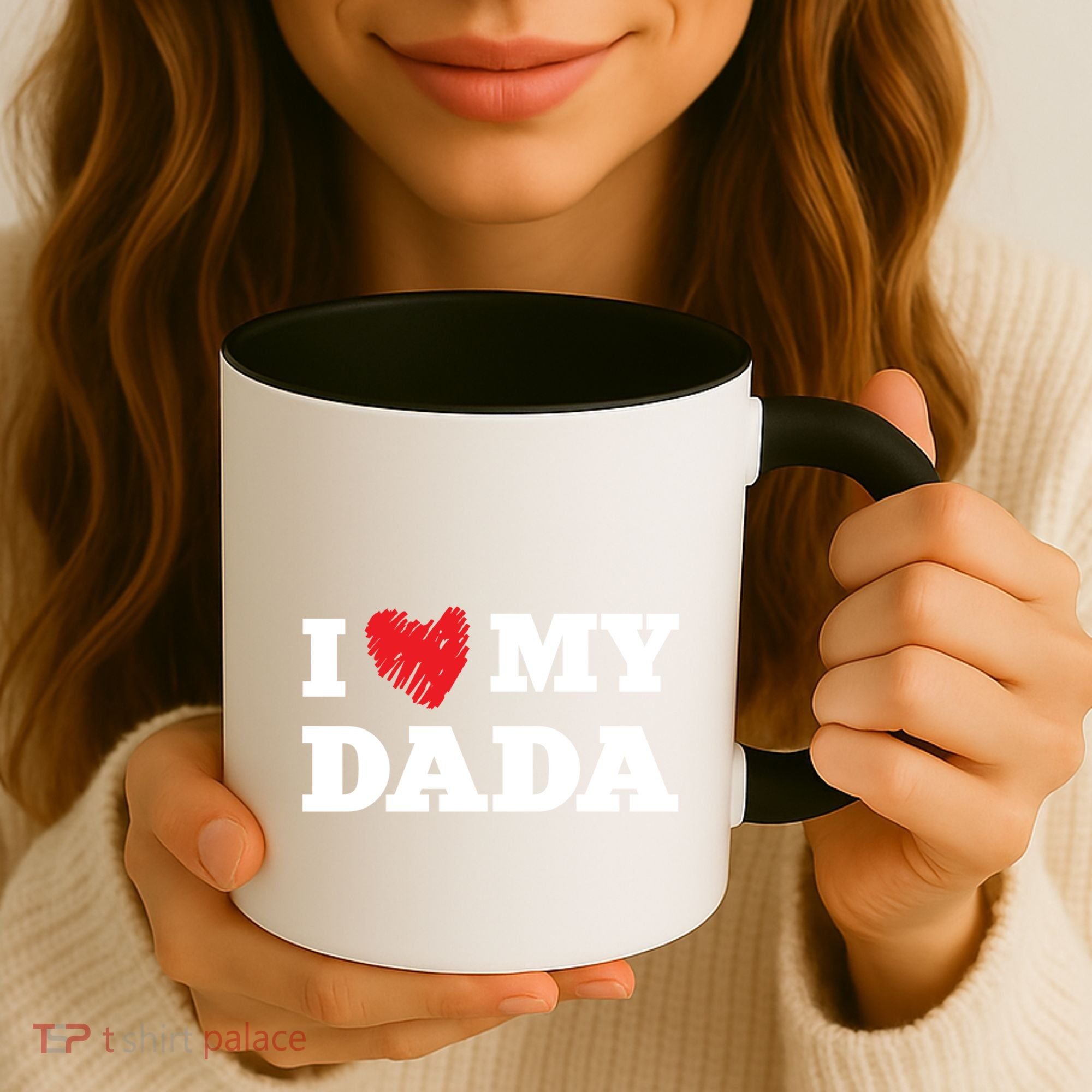 I Love My Dada Favorite Family Member Valentines Dad Great Gift Coffee Mug