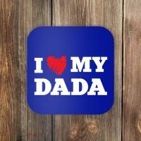 I Love My Dada Favorite Family Member Valentines Dad Great Gift Coaster thumb 0