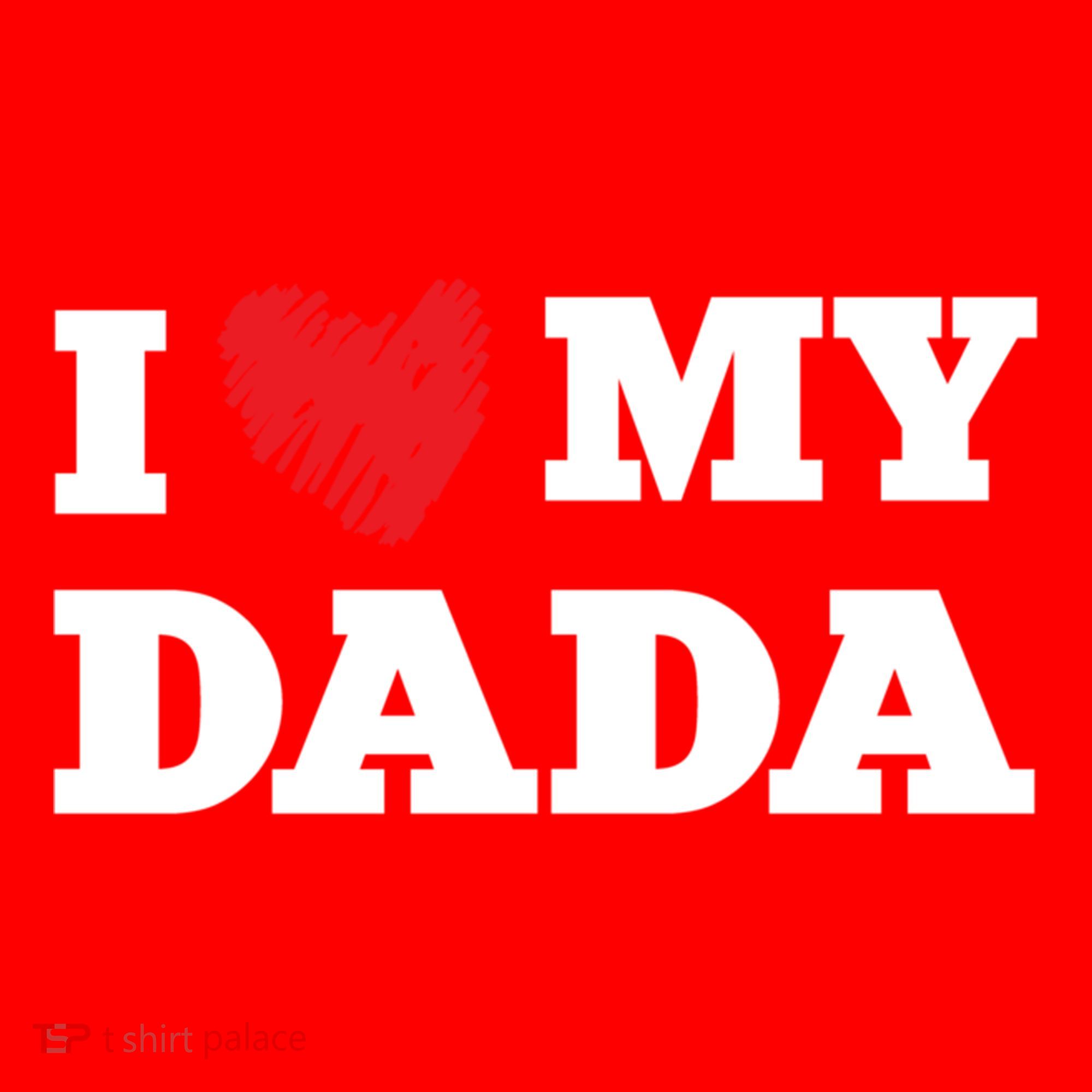 I Love My Dada Favorite Family Member Valentines Dad Great Gift Santa Hat
