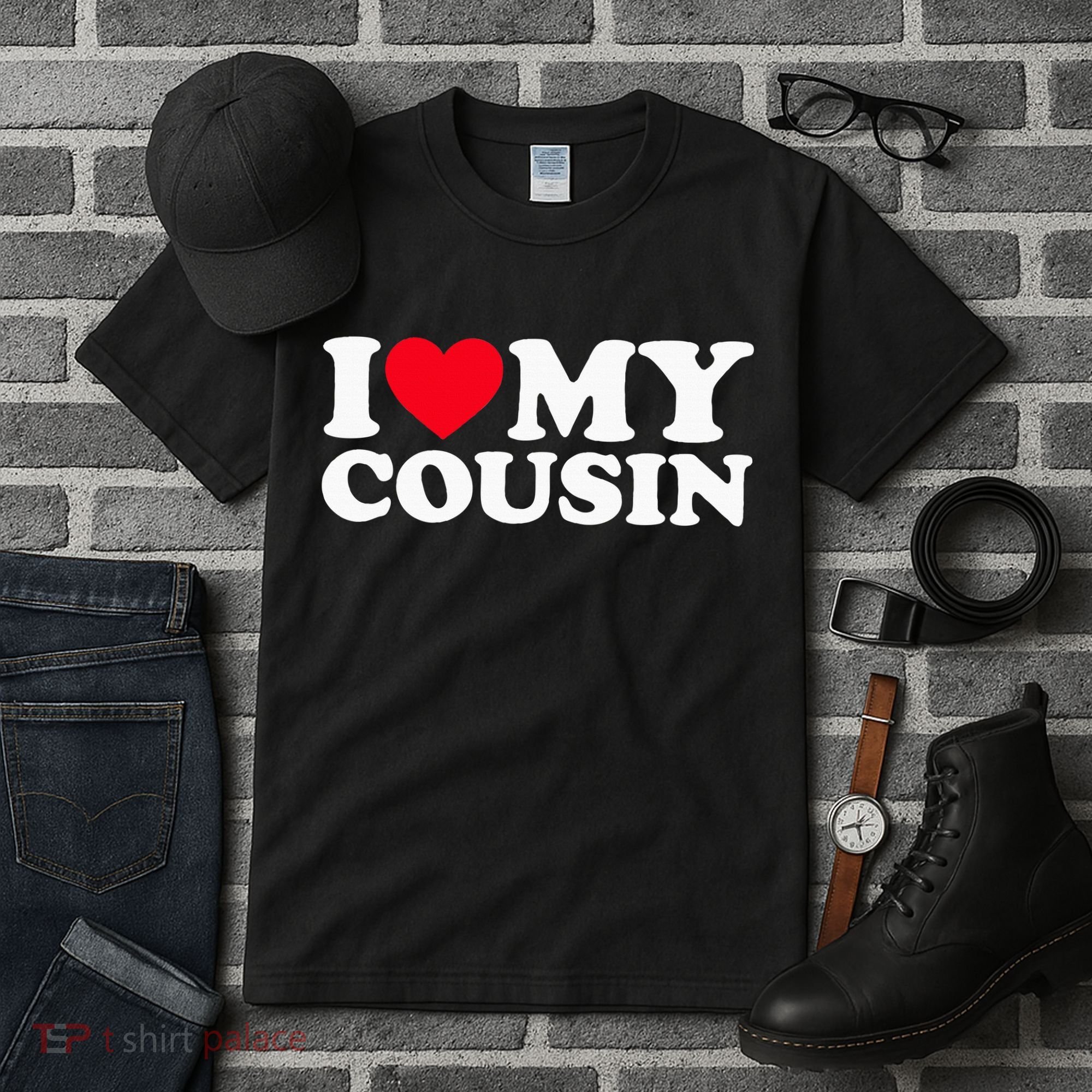 I Love My Cousin Tall T-Shirt