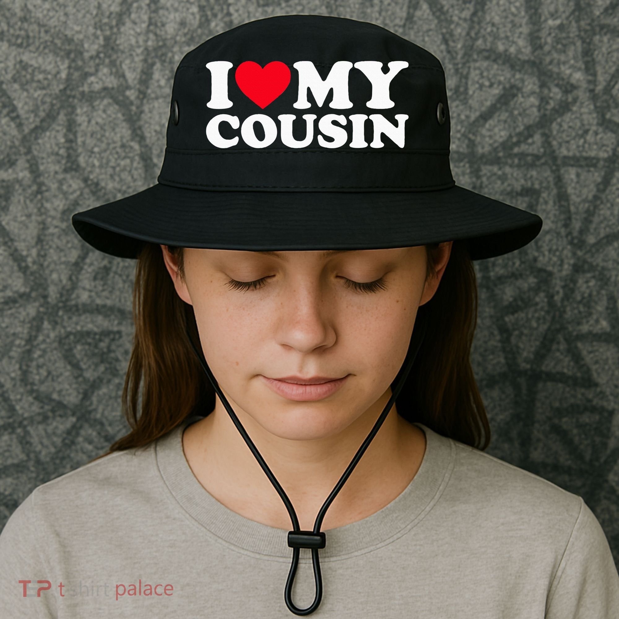 I Love My Cousin Bucket Hat