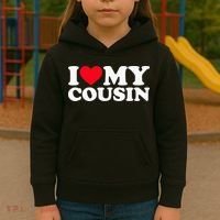 I Love My Cousin Kids Hoodie thumb 3