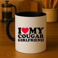 I Love My Cougar Girlfriend GF I Heart My Cougar Girlfriend Coffee Mug thumb 4