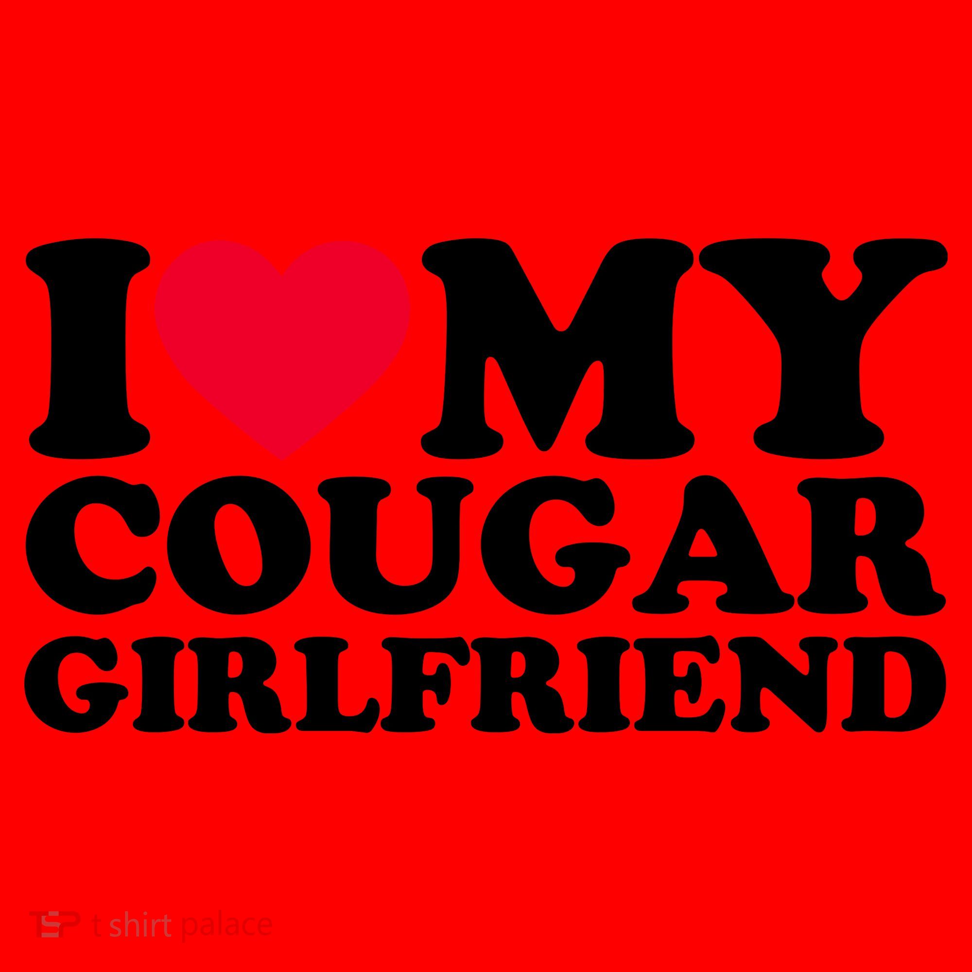 I Love My Cougar Girlfriend GF I Heart My Cougar Girlfriend Santa Hat