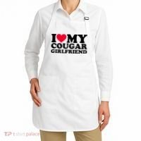 I Love My Cougar Girlfriend GF I Heart My Cougar Girlfriend Apron thumb 2