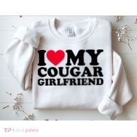 I Love My Cougar Girlfriend GF I Heart My Cougar Girlfriend Sweatshirt thumb 2