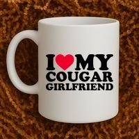 I Love My Cougar Girlfriend GF I Heart My Cougar Girlfriend Coffee Mug thumb 2