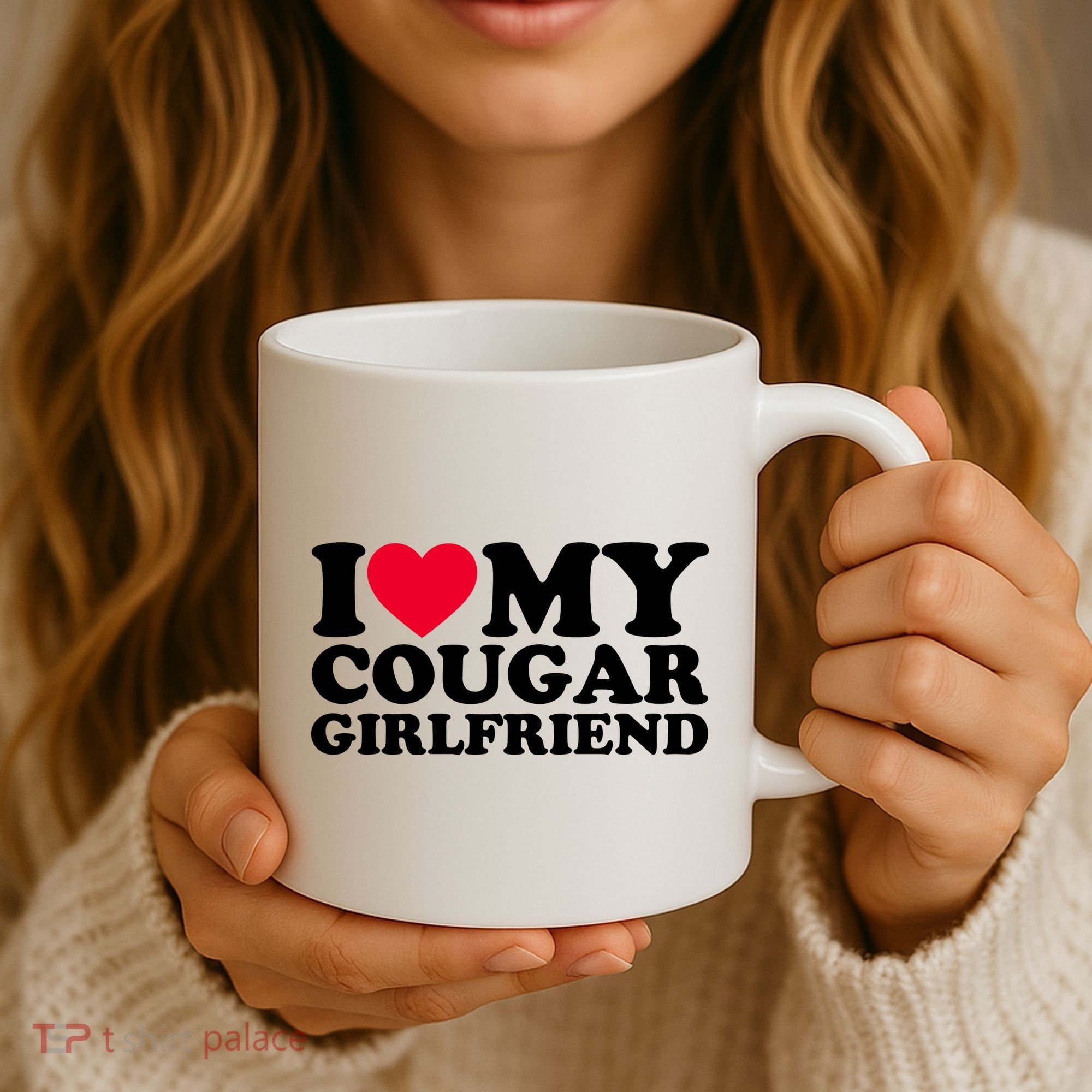 I Love My Cougar Girlfriend GF I Heart My Cougar Girlfriend Coffee Mug