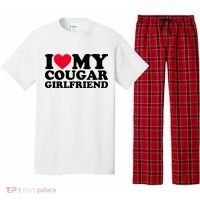 I Love My Cougar Girlfriend GF I Heart My Cougar Girlfriend Pajama Set thumb 0