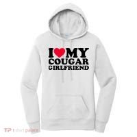 I Love My Cougar Girlfriend GF I Heart My Cougar Girlfriend Women's Hoodie thumb 0