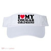 I Love My Cougar Girlfriend GF I Heart My Cougar Girlfriend Visor thumb 0