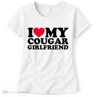 I Love My Cougar Girlfriend GF I Heart My Cougar Girlfriend Women's T-Shirt thumb 0