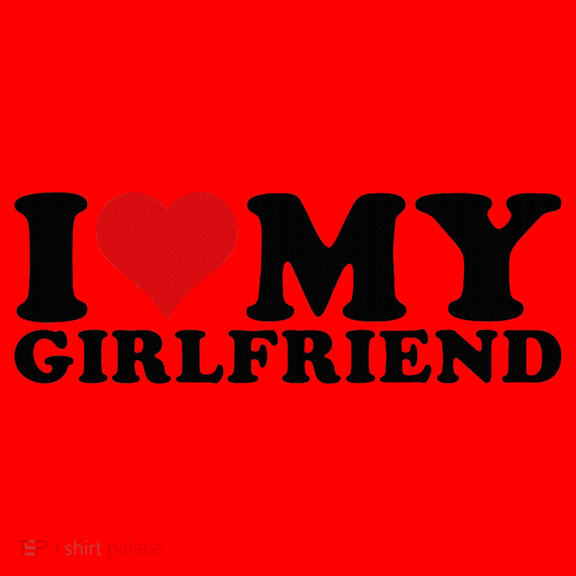 I Love My Girlfriend Gf I Heart My Girlfriend GF White  Santa Hat