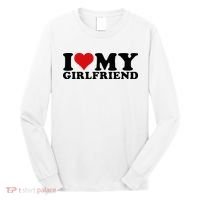 I Love My Girlfriend Gf I Heart My Girlfriend GF White  Long Sleeve Shirt thumb 0