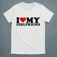 I Love My Girlfriend Gf I Heart My Girlfriend GF White  T-Shirt thumb 5