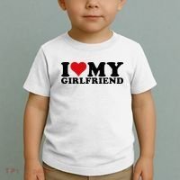 I Love My Girlfriend Gf I Heart My Girlfriend GF White  Toddler T-Shirt thumb 2