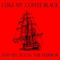 I Like My Coffee Black And My Tea In The Harbor Santa Hat thumb 1
