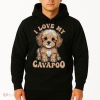 I Love My Cavapoo Dog Lover Cavoodle Owner Hoodie thumb 2