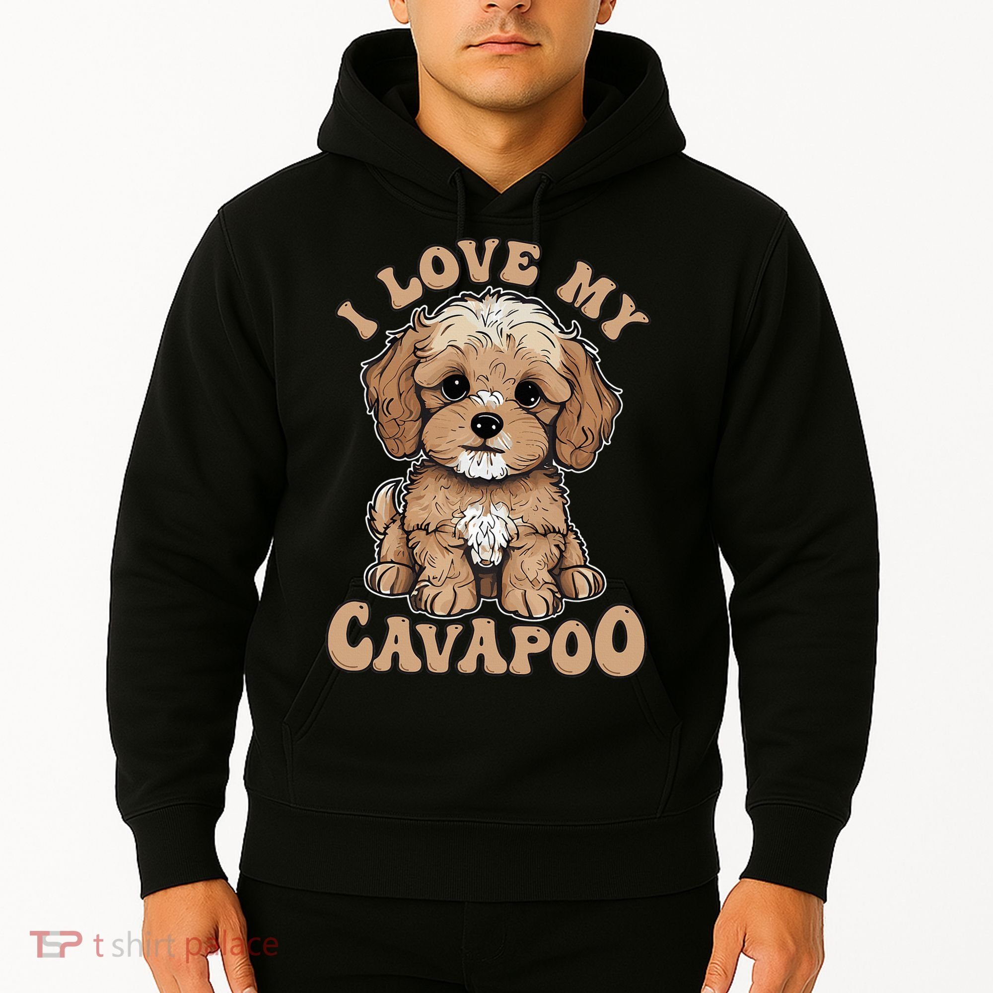 I Love My Cavapoo Dog Lover Cavoodle Owner Hoodie