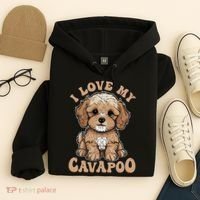 I Love My Cavapoo Dog Lover Cavoodle Owner Hoodie thumb 4