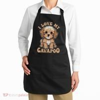 I Love My Cavapoo Dog Lover Cavoodle Owner Apron thumb 2